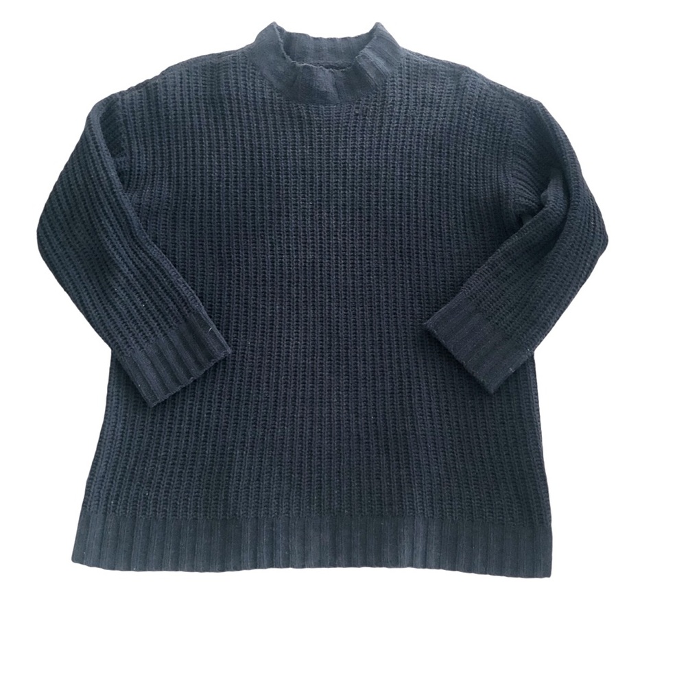 Oversized Chenille Turtleneck Sweater size Small